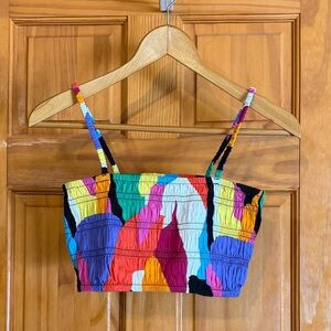 Women’s a new day Multicolor Abstract Crop Top